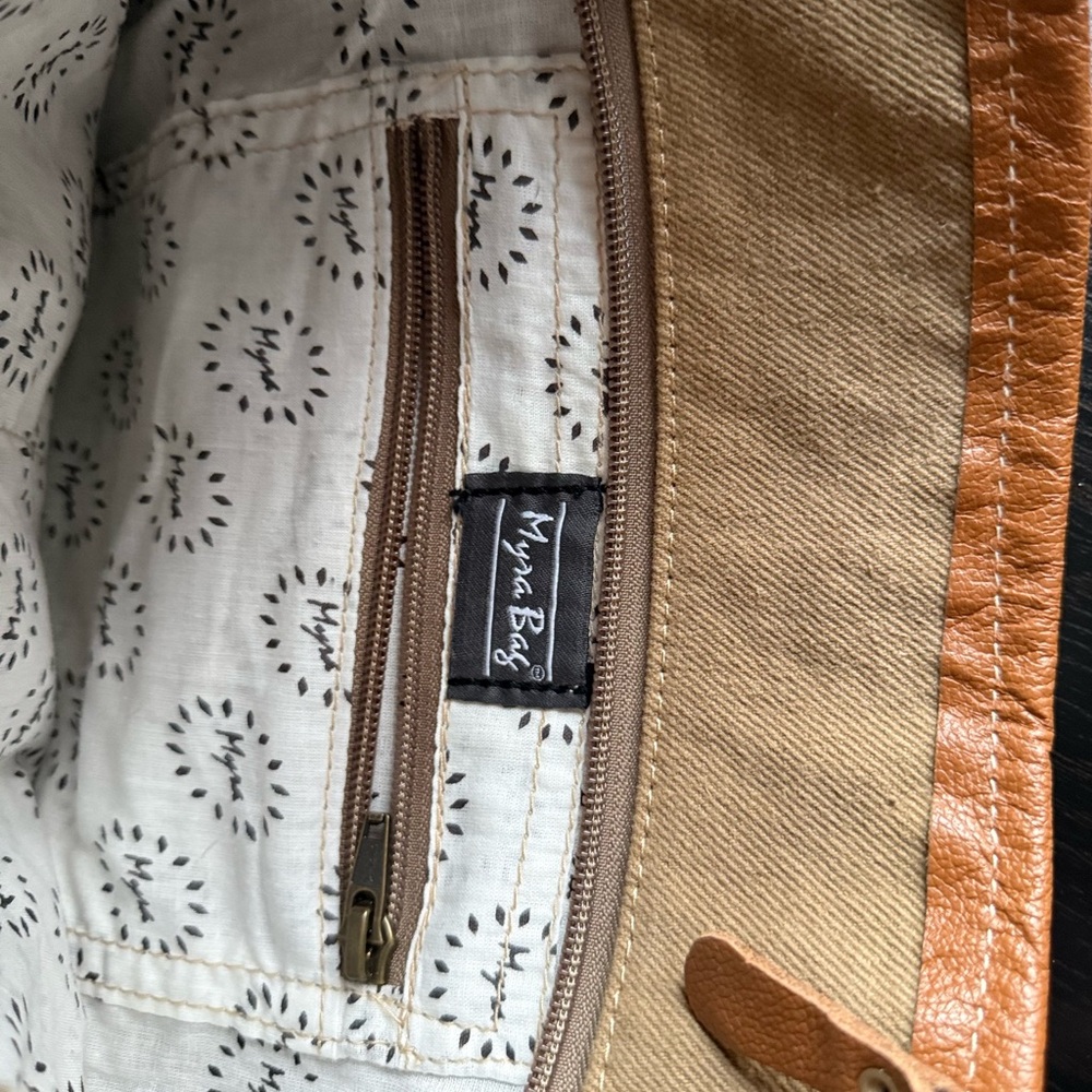 Myra Sonoran Sands Aztec Western Crossbody Bag Boho Woven Canvas NWT - Picture 8 of 11